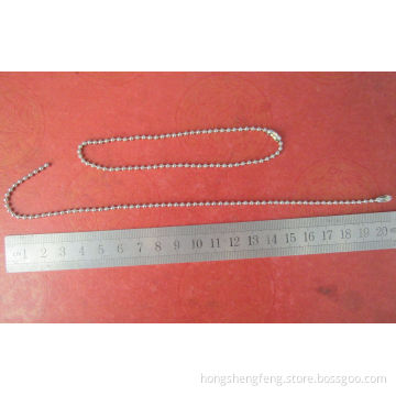Silver Color 2.4mm Metal Ball Bead Chain for Gifts/Jewelry